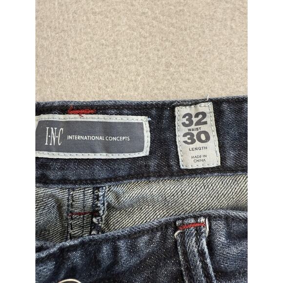 INC International Concepts Y2K Mens 32x30 Copenhagen Modern Boot Cowboy Jeans - Picture 9 of 14